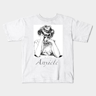 Fueled by Anxiety (French Edition) Kids T-Shirt